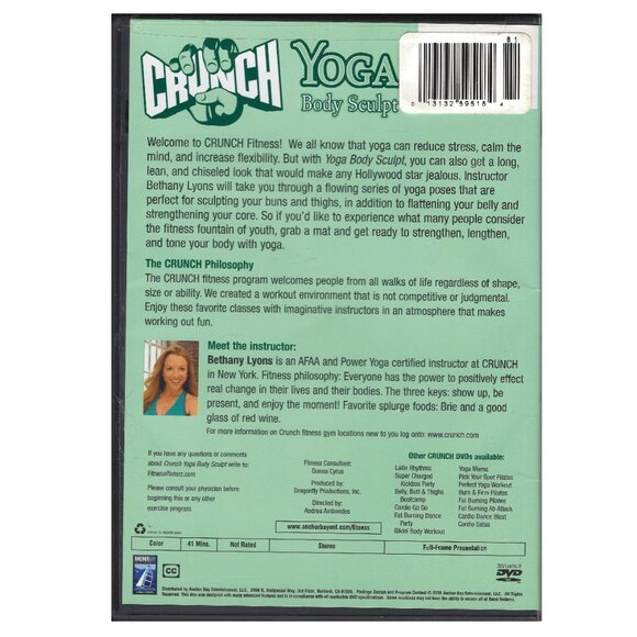 2 NEW Yoga DVDs Yogalosophy and Yoga Body Sculpt - Picture 3 of 5
